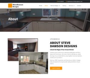 Steve Dawason Website Project